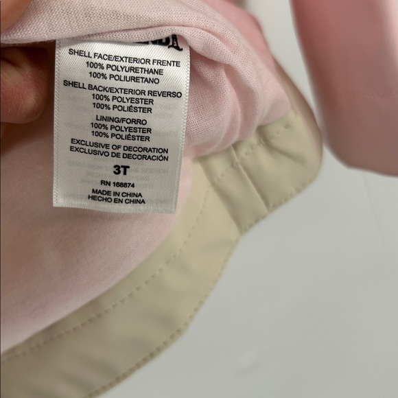 Lands' End Light Pink Jacket, Land's End Kids' Rainslicker size 3T - Picture 6 of 7
